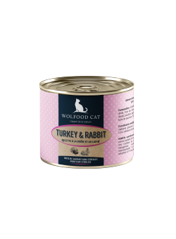 Wolfood Boite Chat Sterilized Turkey Rabbit Boutique Wolfood Boite Chat Sterilized Turkey Rabbit Boutique